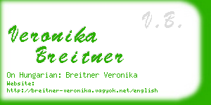 veronika breitner business card